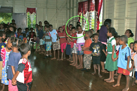 Kid's Club in Fiji.